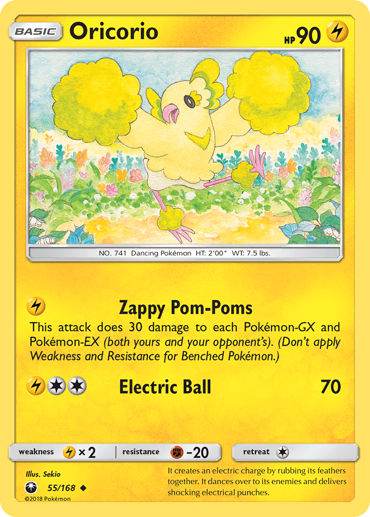 Oricorio Pokémon card