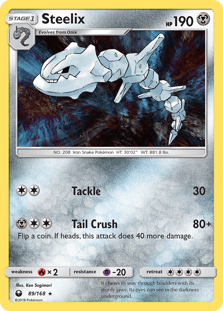 Steelix Pokémon card