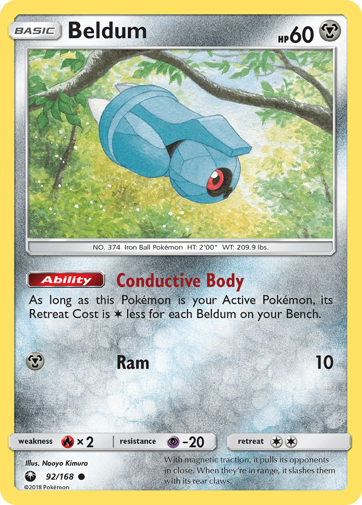 Beldum Pokémon card