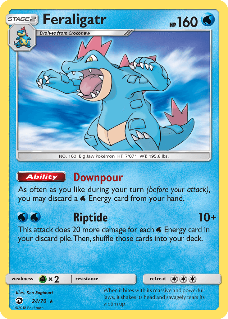 Feraligatr Pokémon card