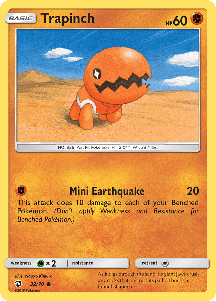 Trapinch Pokémon card