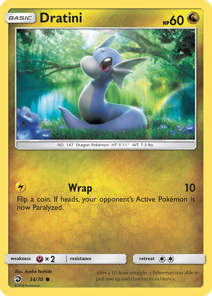 Dratini Pokémon card