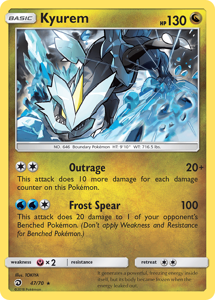 Kyurem Pokémon card