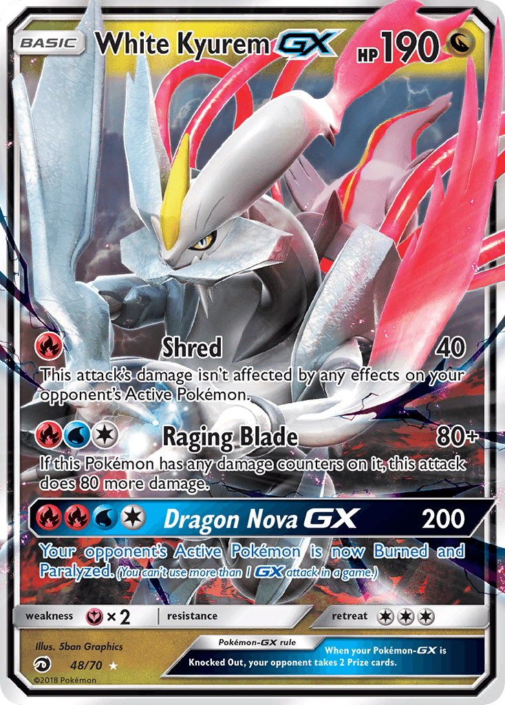 White Kyurem-GX — Rare Holo GX