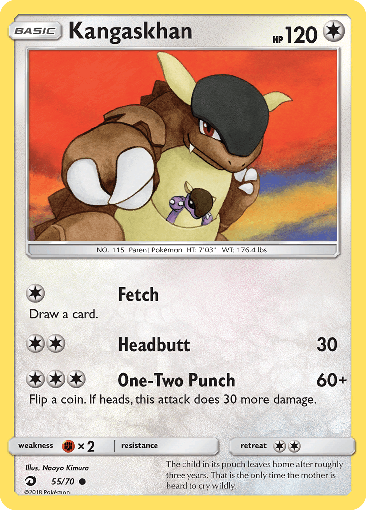 Kangaskhan Pokémon card