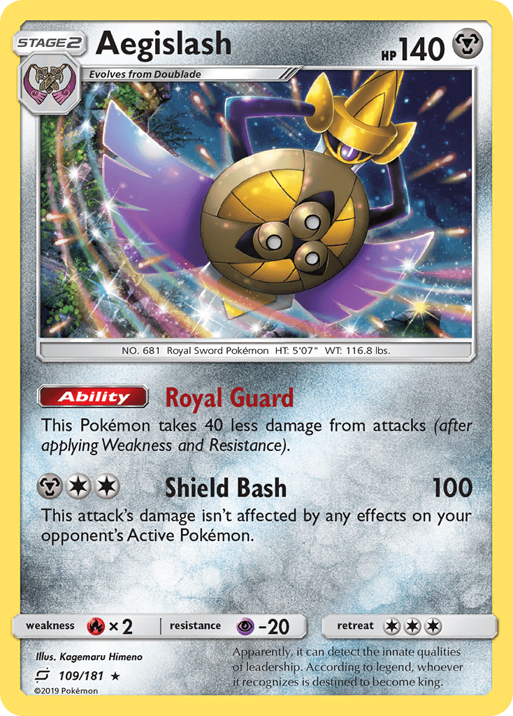 Aegislash Pokémon card
