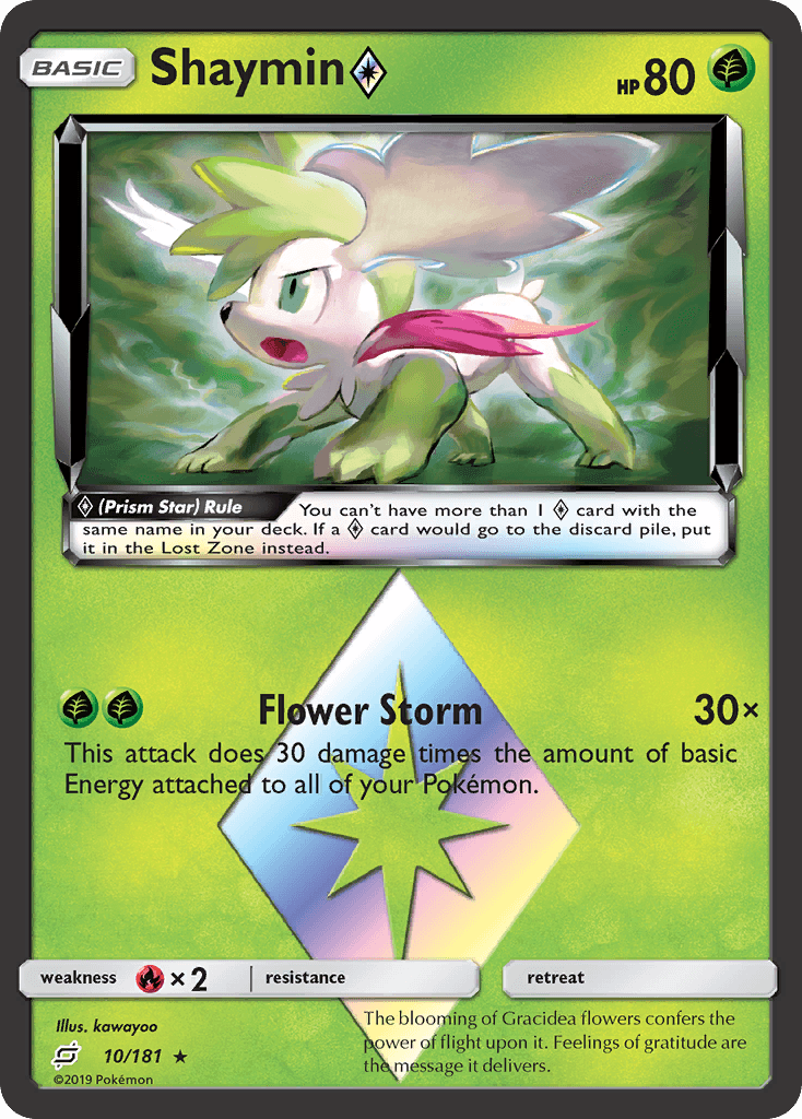 Shaymin ◇ Pokémon card