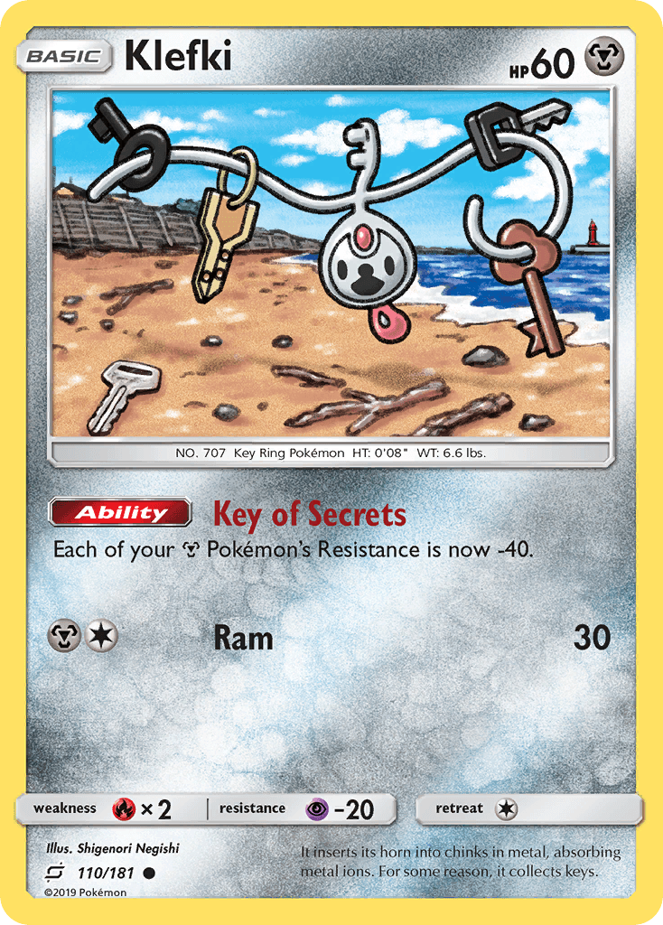 Klefki Pokémon card