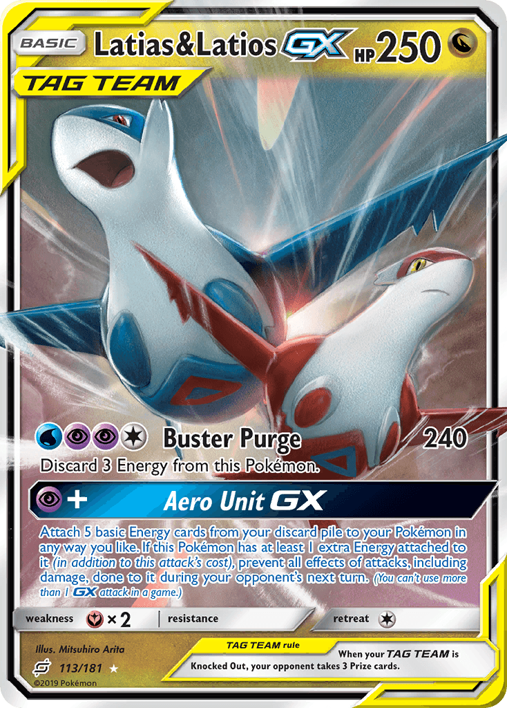 Latias & Latios-GX — Rare Holo GX
