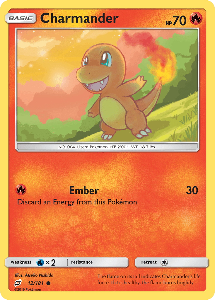 Charmander Pokémon card