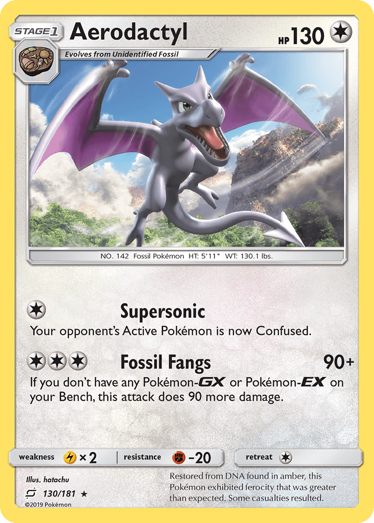 Aerodactyl Pokémon card