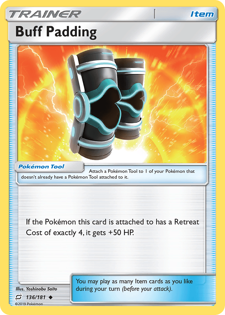 Buff Padding Pokémon card