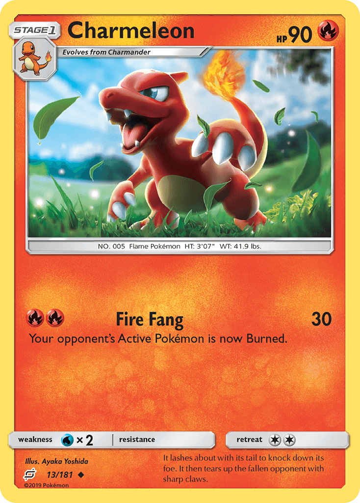 Charmeleon Pokémon card