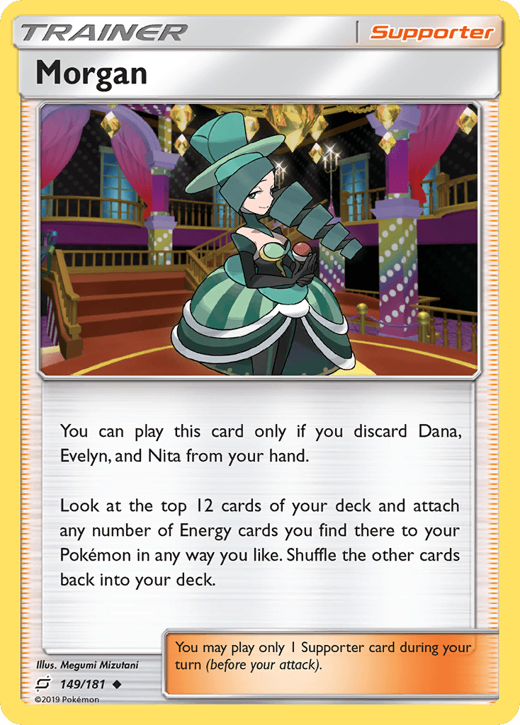 Morgan Pokémon card