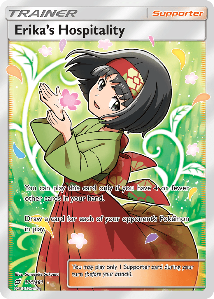 Erika's Hospitality Pokémon card