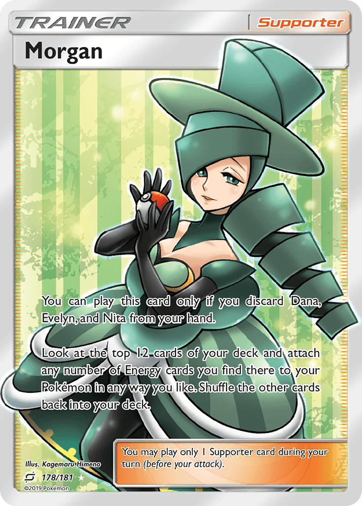 Morgan Pokémon card