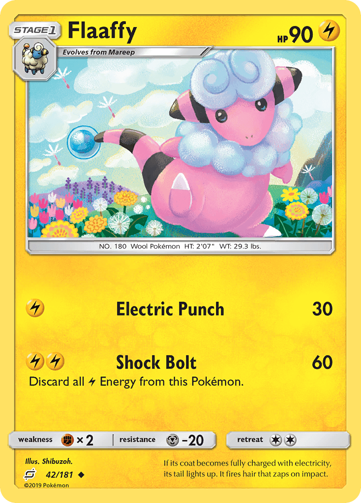 Flaaffy Pokémon card