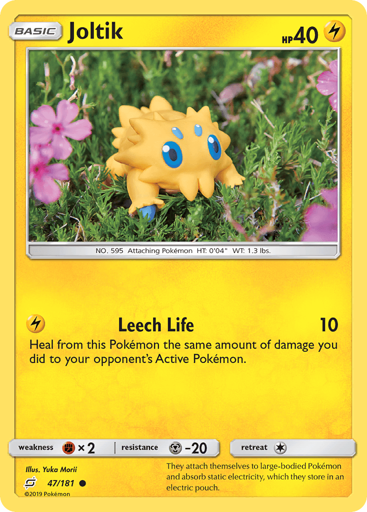 Joltik Pokémon card