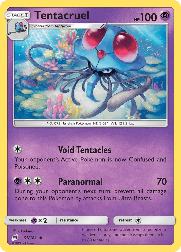 Tentacruel Pokémon card