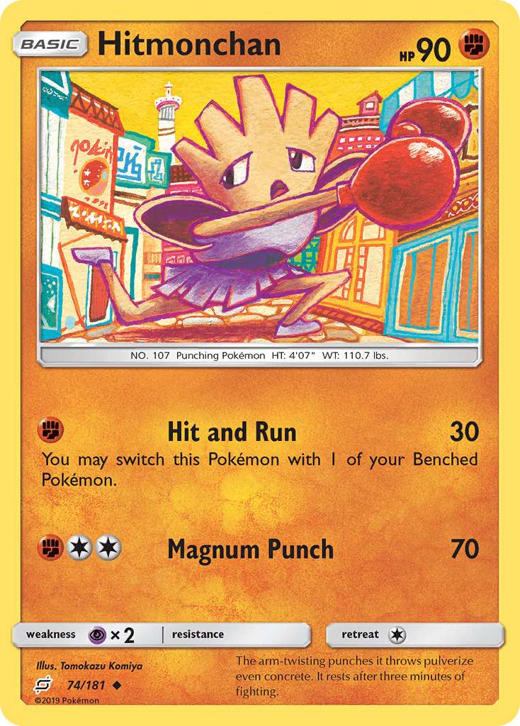 Hitmonchan Pokémon card