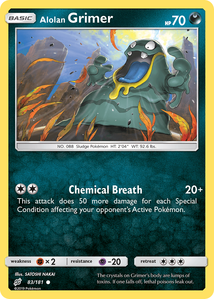 Alolan Grimer Pokémon card