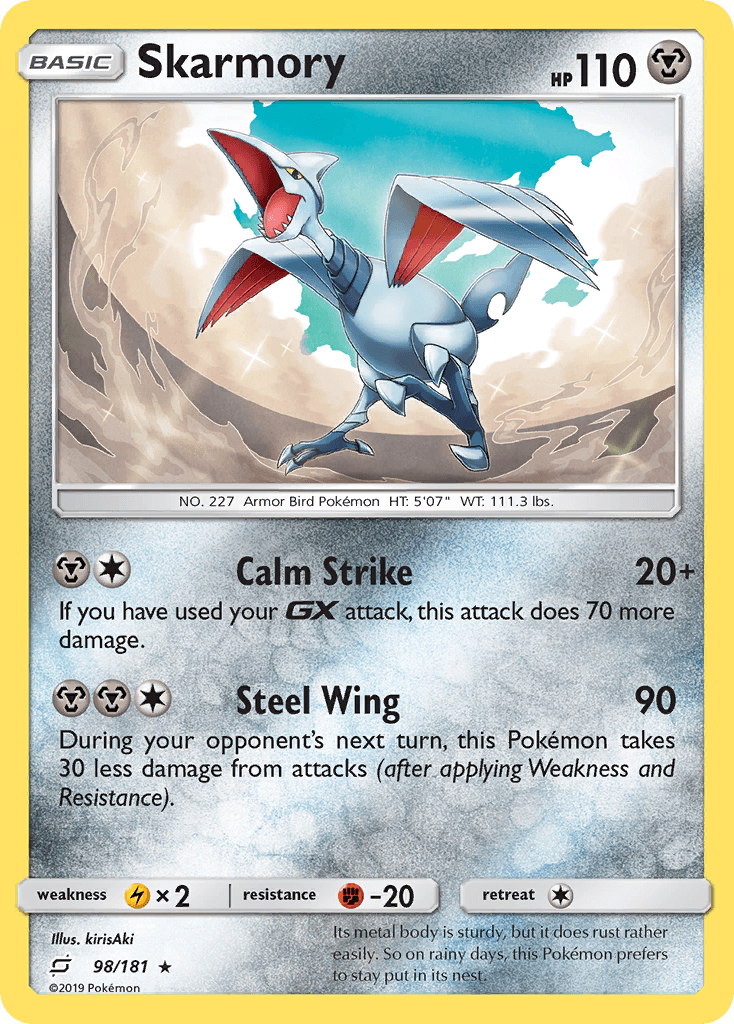 Skarmory Pokémon card