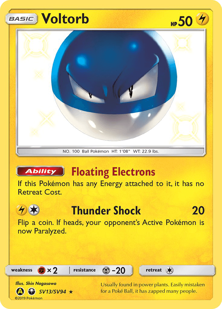 Voltorb Pokémon card