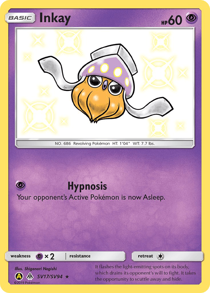 Inkay Pokémon card