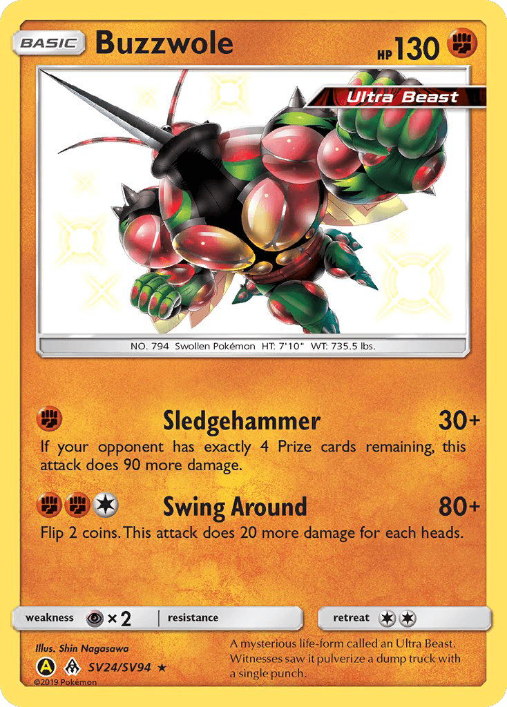 Buzzwole Pokémon card