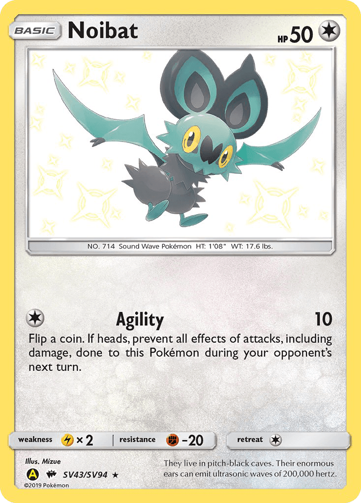 Noibat Pokémon card