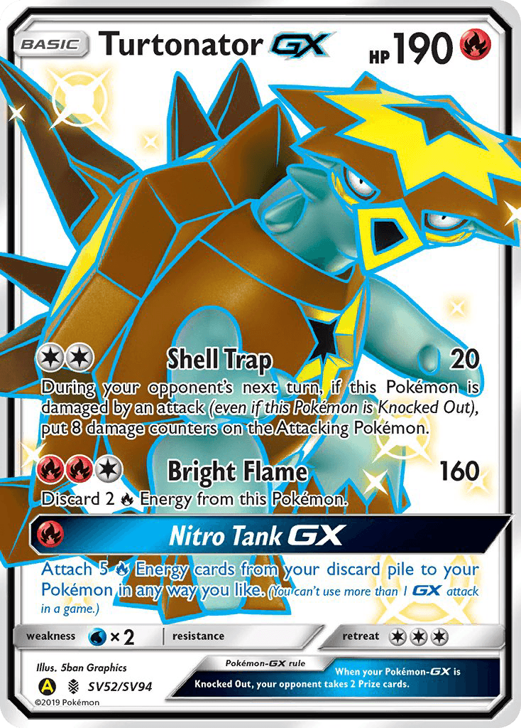 Turtonator-GX — Rare Shiny GX