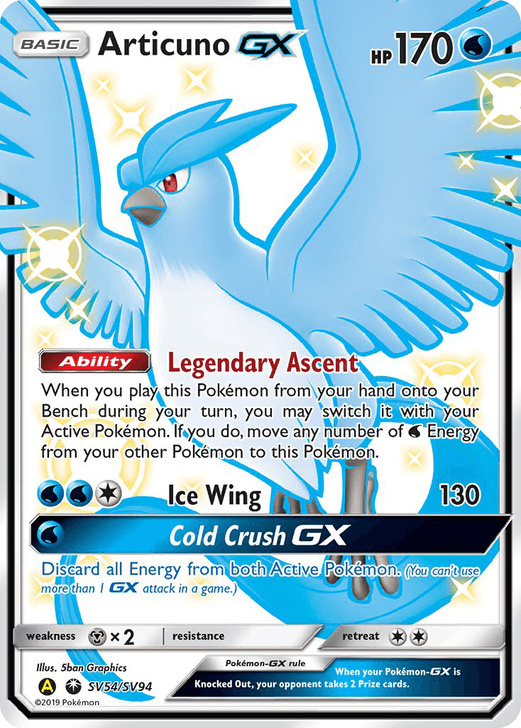 Articuno-GX — Rare Shiny GX