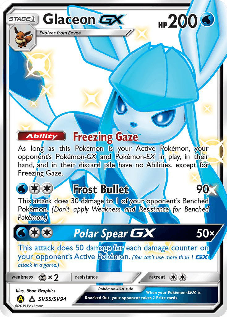 Glaceon-GX — Rare Shiny GX