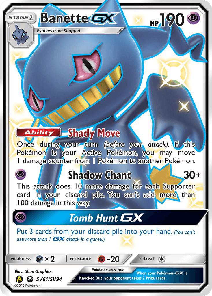 Banette-GX — Rare Shiny GX