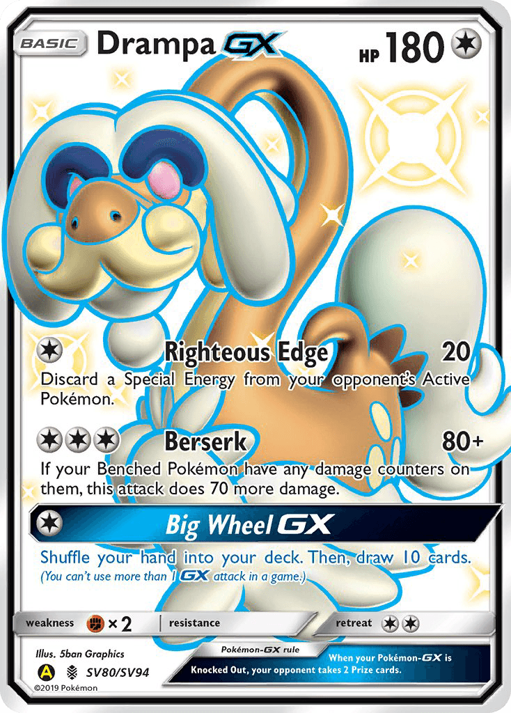 Drampa-GX — Rare Shiny GX