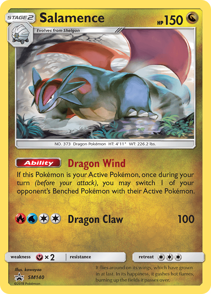 Salamence from SM Black Star Promos