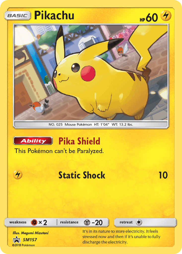 Pikachu from SM Black Star Promos