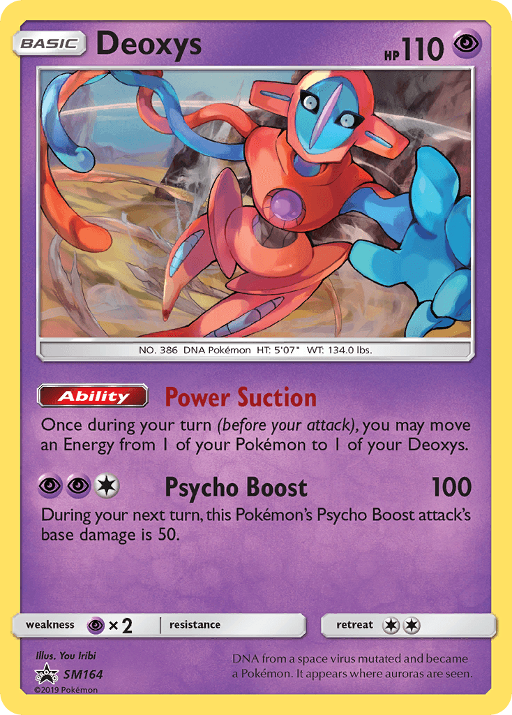 Deoxys from SM Black Star Promos