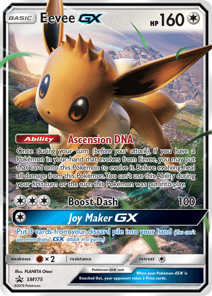 Eevee-GX from SM Black Star Promos