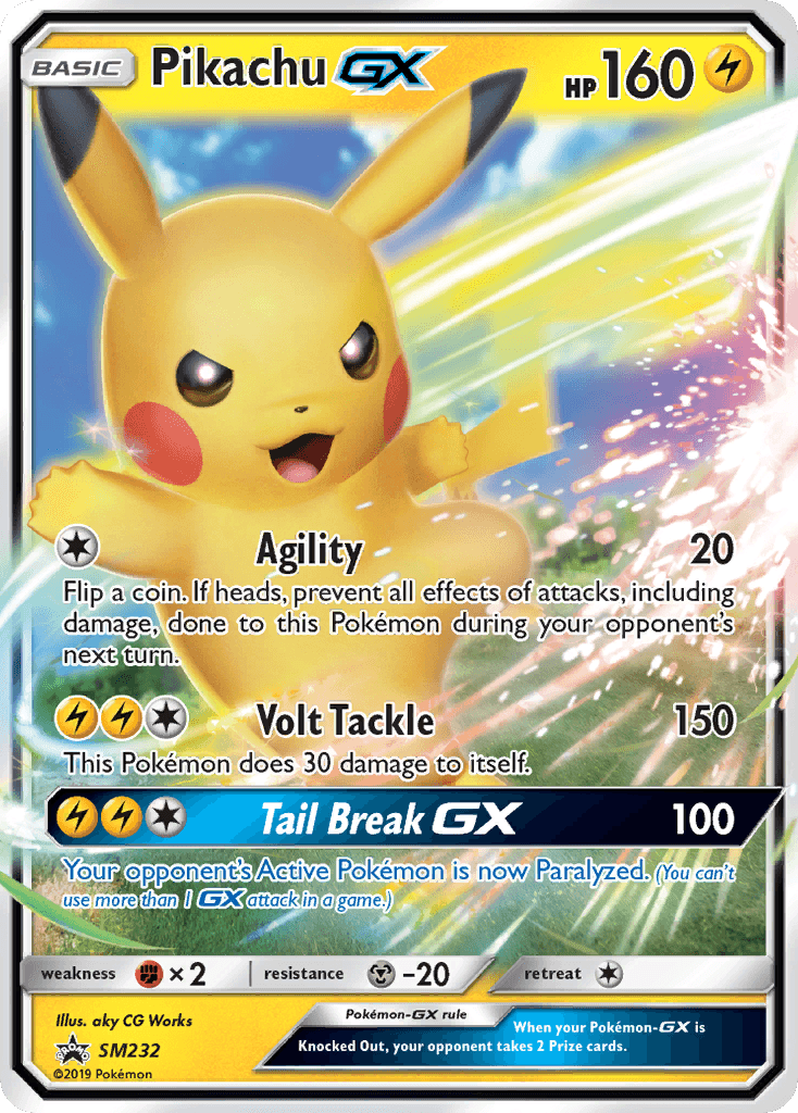 Pikachu-GX from SM Black Star Promos