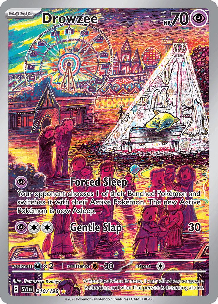 Drowzee illustrated by Tomokazu Komiya