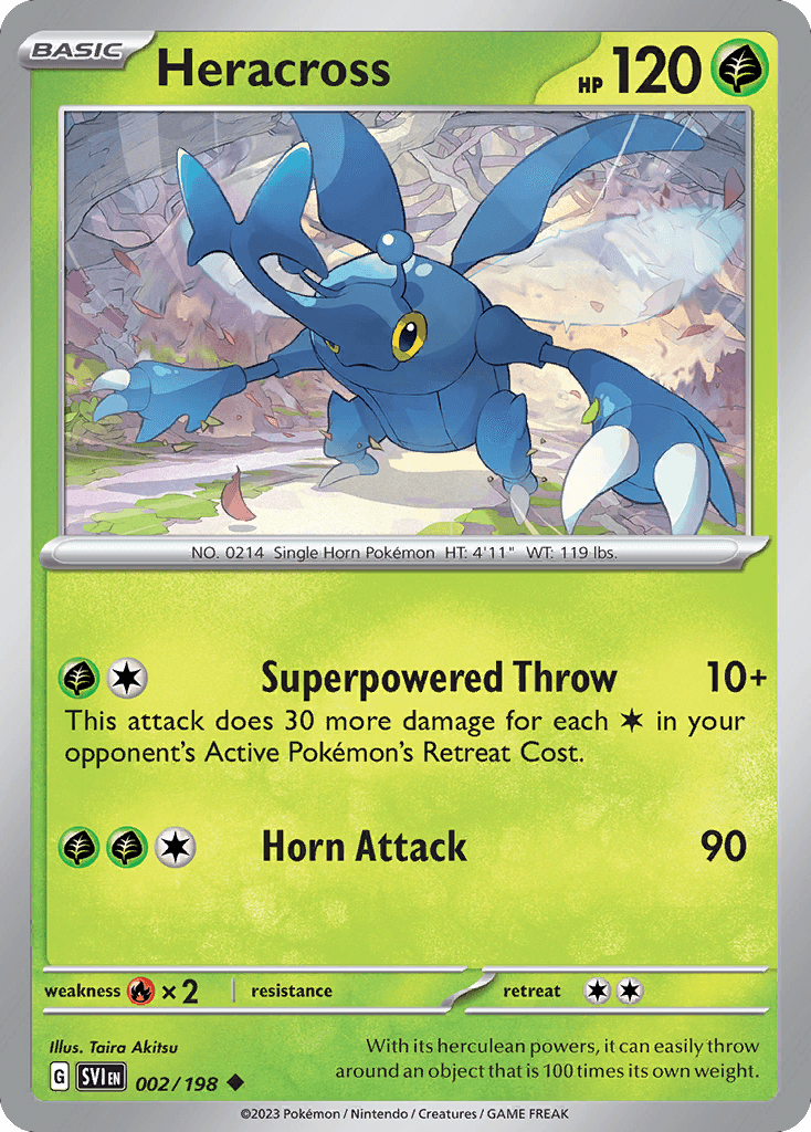 Heracross Pokémon card