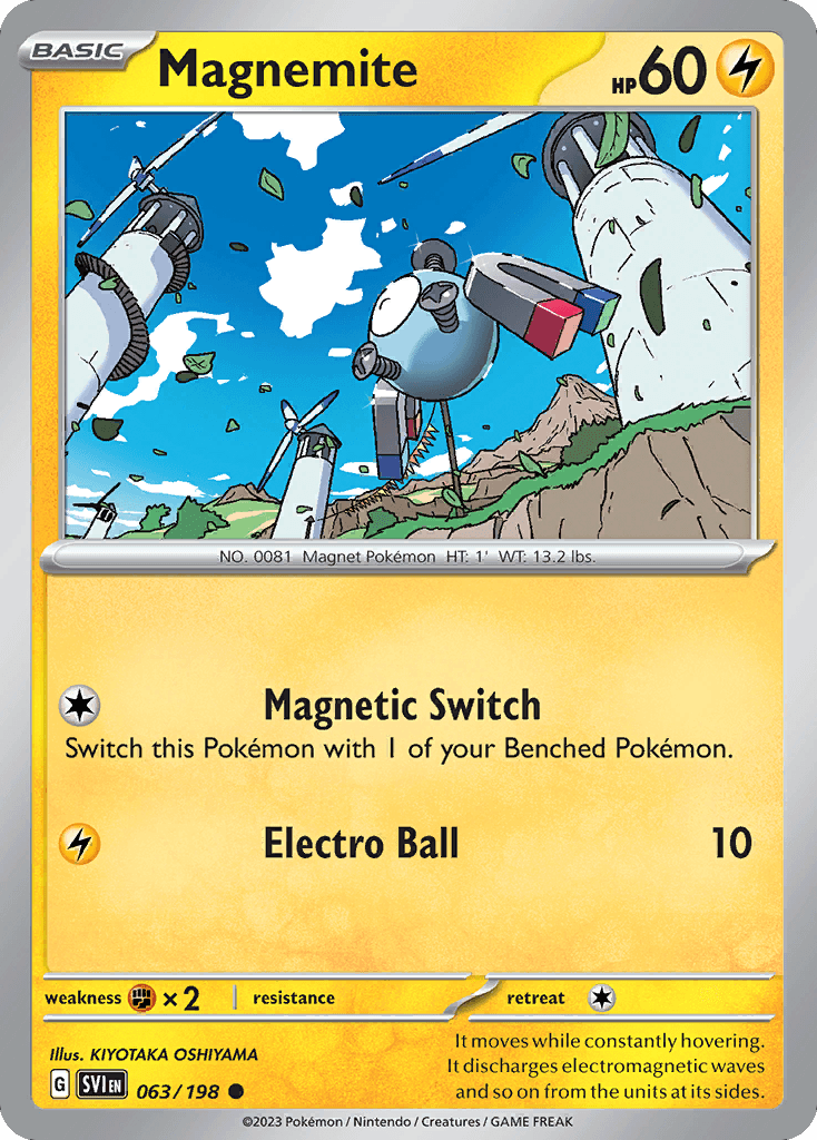 Magnemite Pokémon card