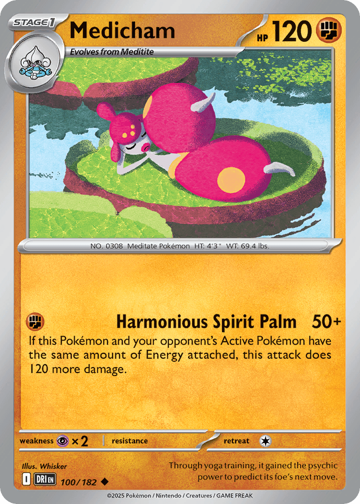 Medicham Pokémon card