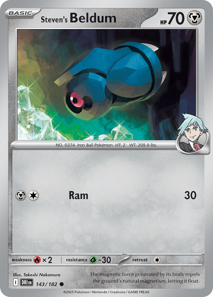 Steven's Beldum Pokémon card