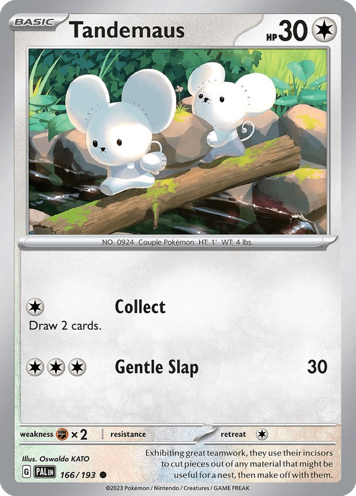 Tandemaus Pokémon card