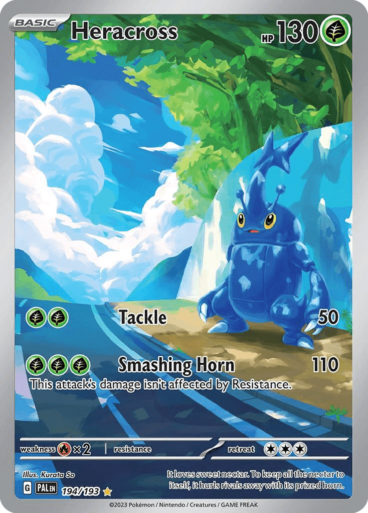 Heracross Pokémon card