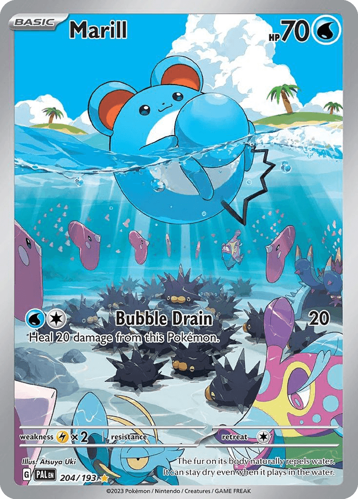 Marill Pokémon card