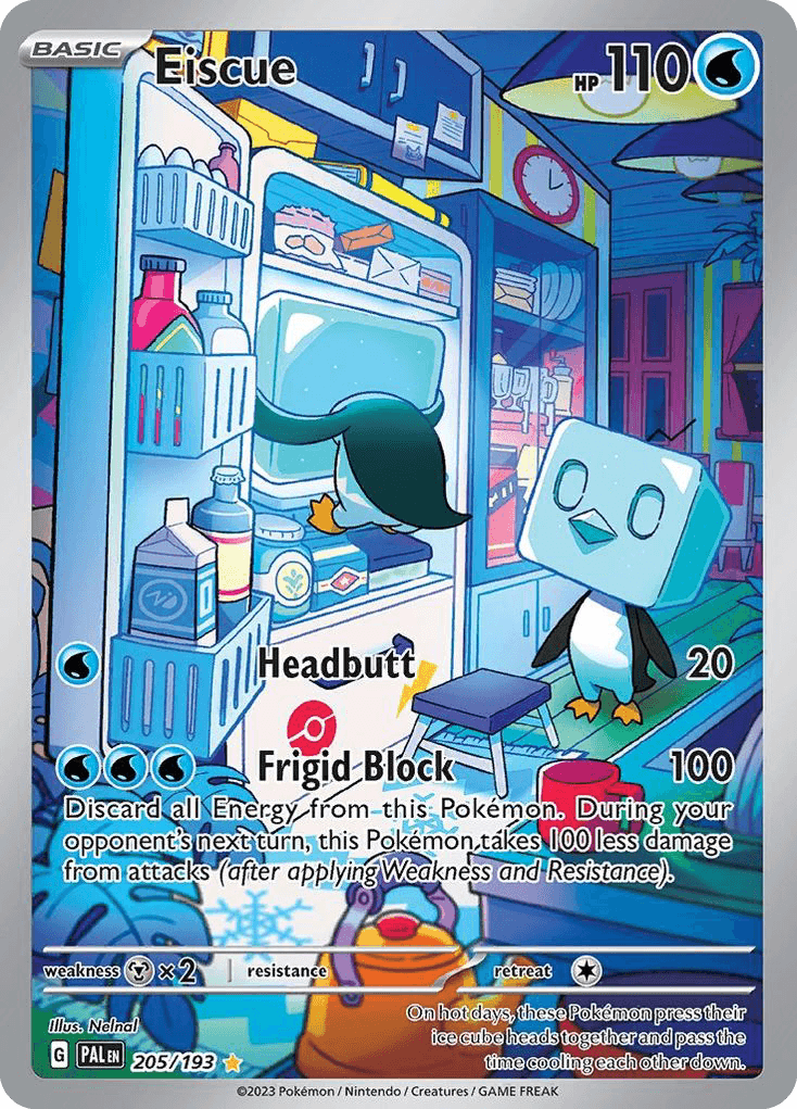 Eiscue Pokémon card