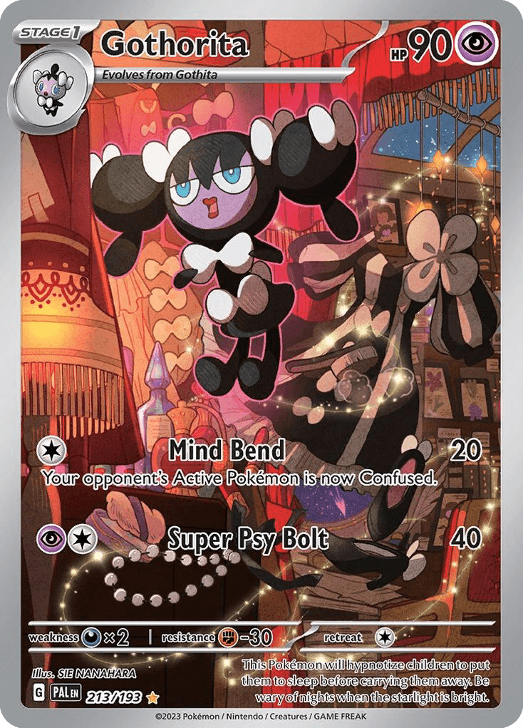 Gothorita Pokémon card